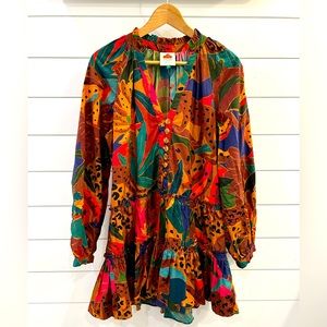 Farm Rio dress XS, EUC